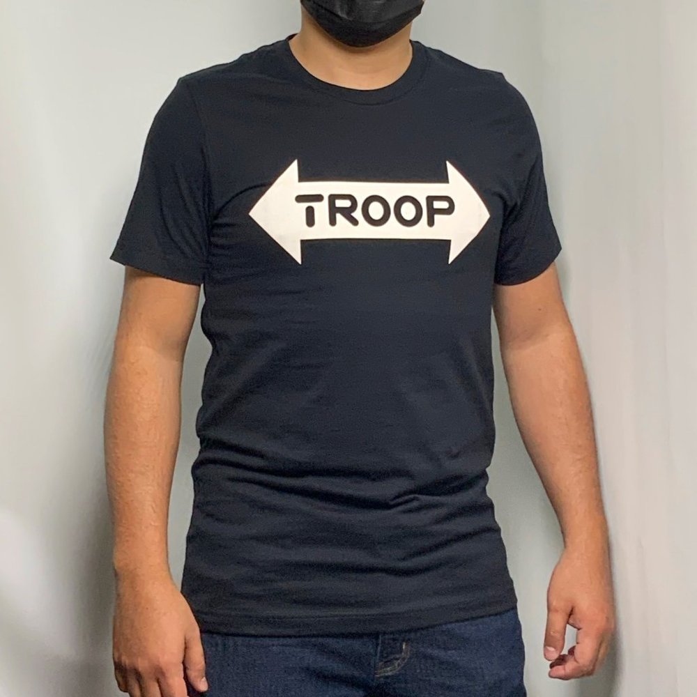 Men's Troop Black Short Sleeve T-Shirt
